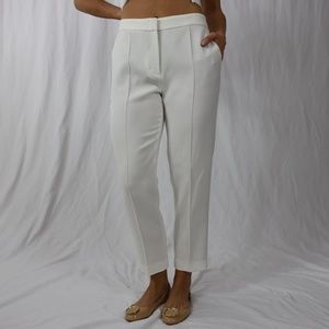 NWT, BCBG, Gerry Trouser, Off White. Size 4